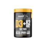 Vitamine D3 + K2 MK7 100mcg 160 Comprimés (160 Servings)