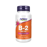 Vitamine B-2 100 mg 100 Veg Capsules (100 Servings) - Energie Production
