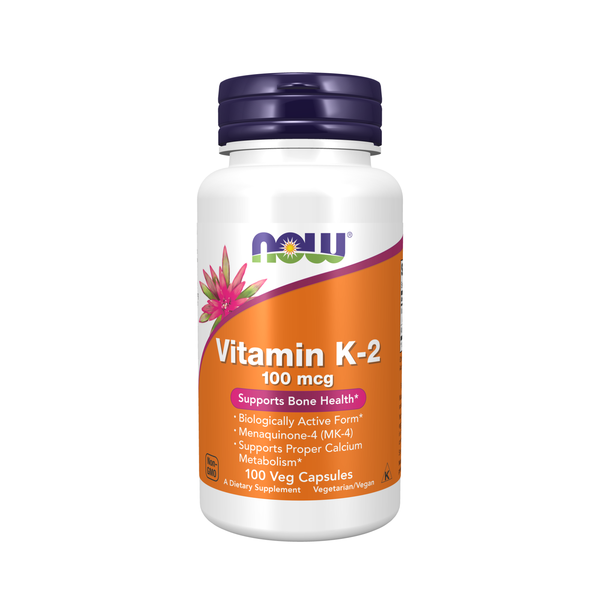 Vitamine K2 100mcg 100 Veg Capsules