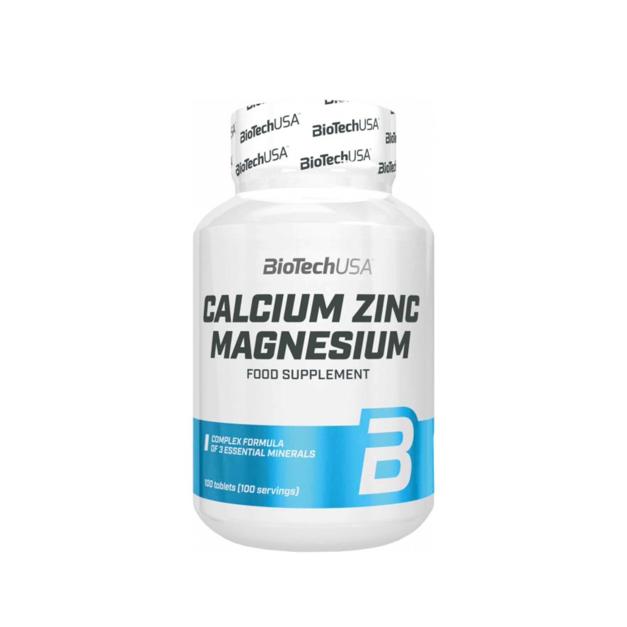 Calcium Zinc Magnesium 100 Tablets (50 Servings)