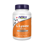 NOW Foods L-Lysine 500 mg – 100 Comprimés