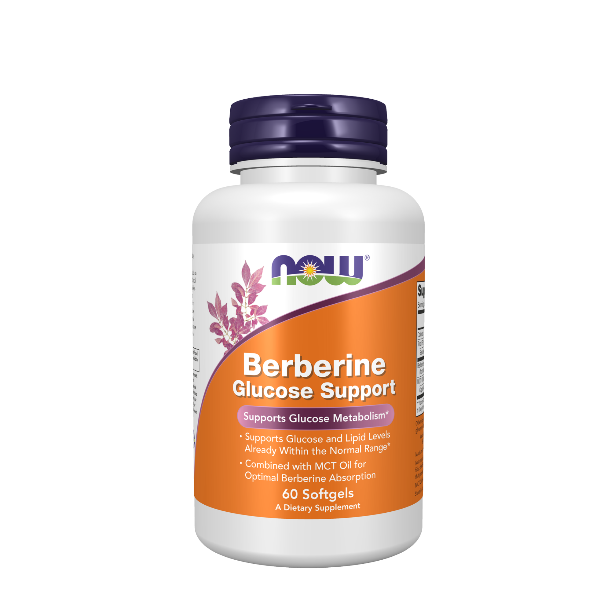 NOW Foods Berberine Glucose Support – 60 Softgels