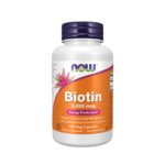 NOW Foods Biotin 5 000 mcg – 120 Veg Capsules