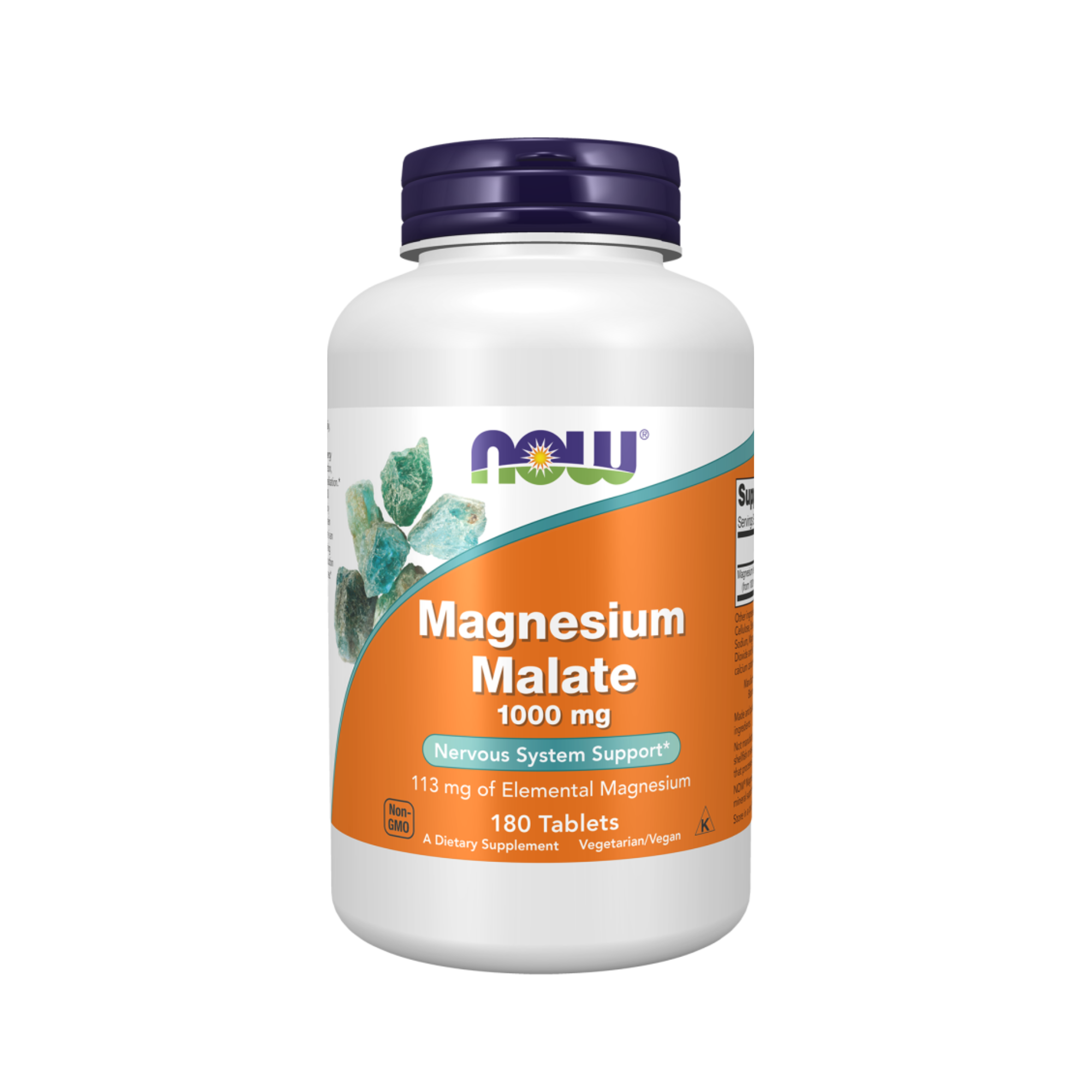 NOW Foods Magnesium Malate 1000 mg – 180 Comprimés