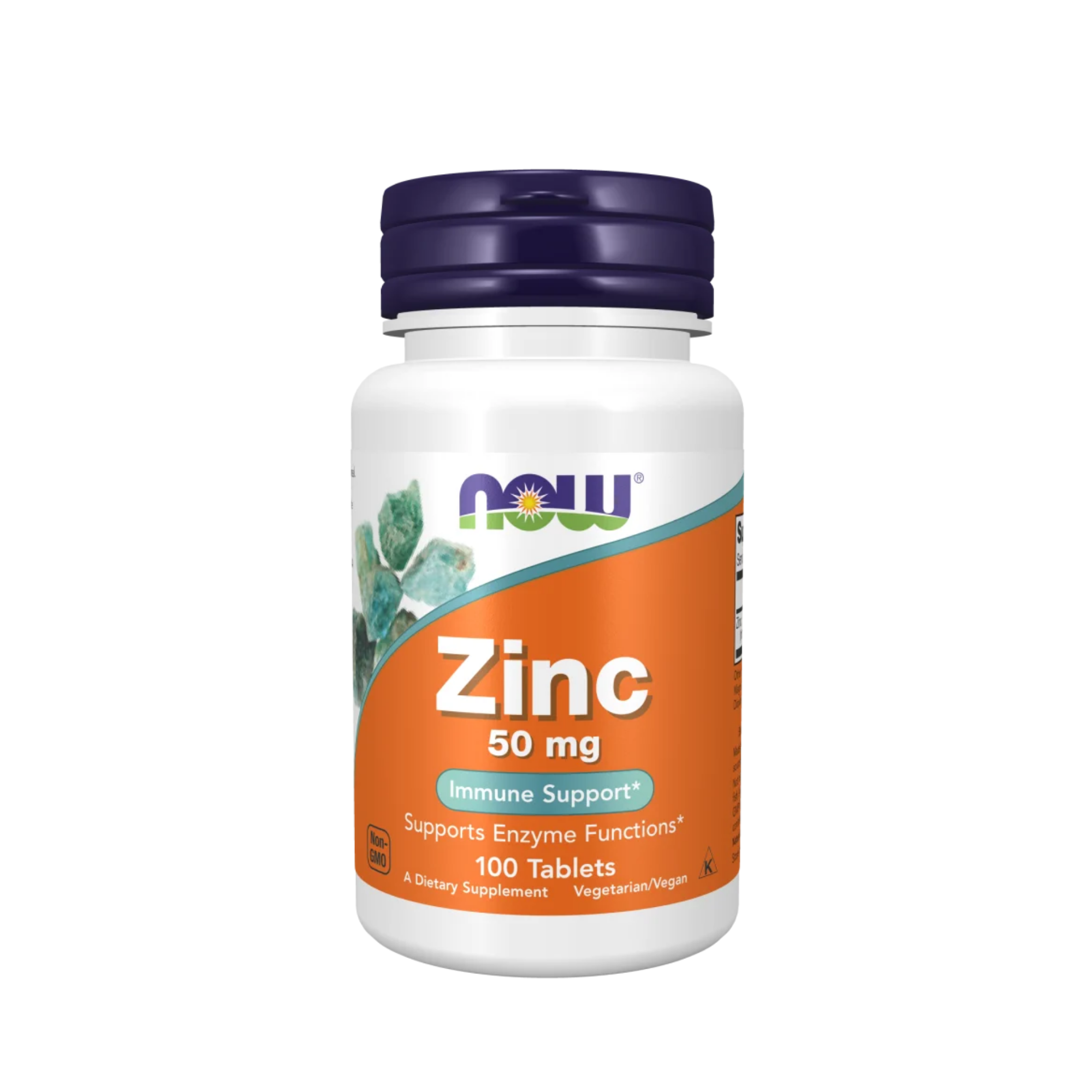 Zinc 50mg 100tabllet now foods