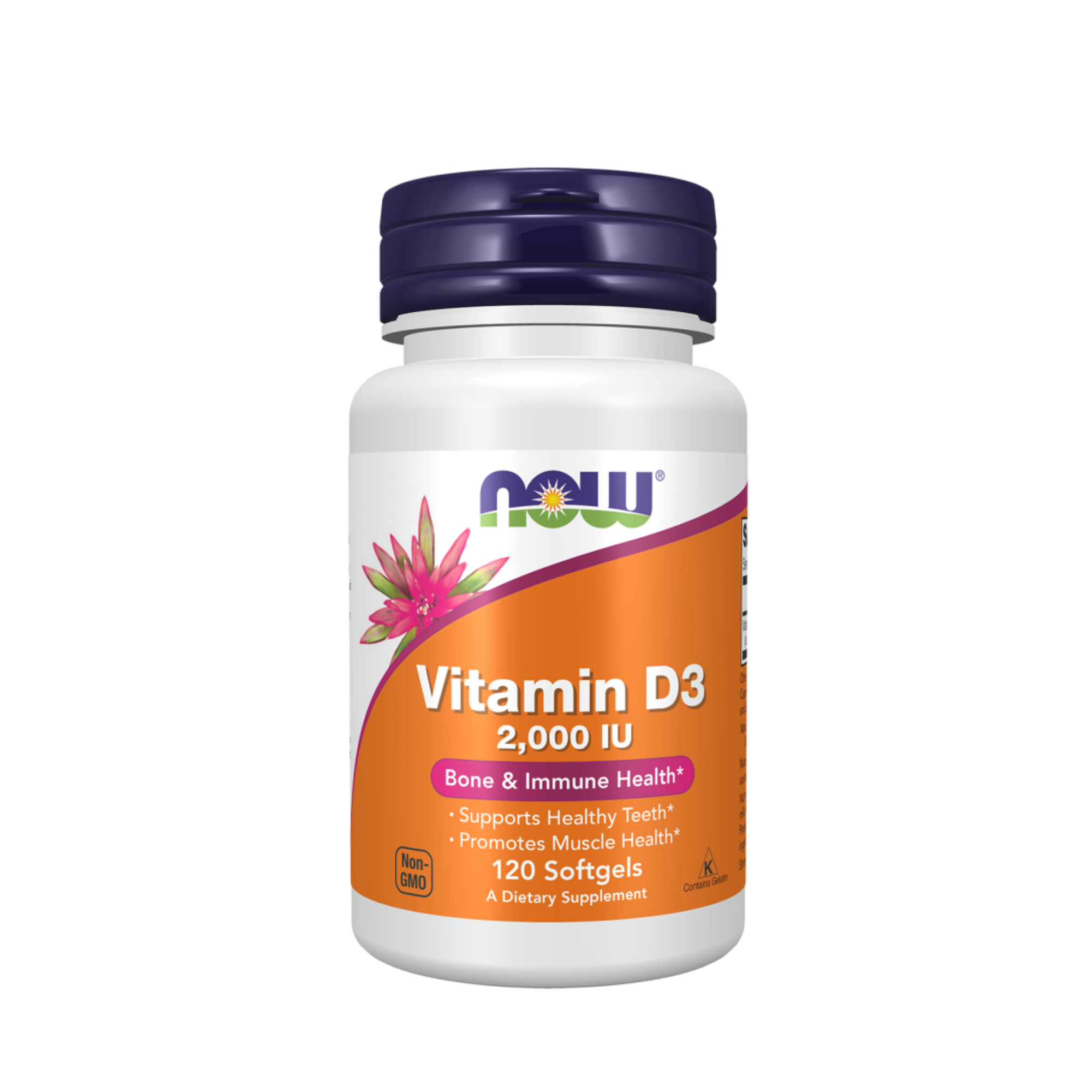 Vitamine D-3 2000 UI – 120 Softgels